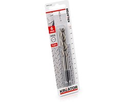Kreator - Accessories - KRT011307 - HSS-metaalboren zeskant - Ø 6x114mm - 2 st.