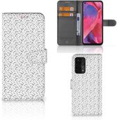 Cuir PU Protection Etui Housse pour OPPO A54 5G | A74 5G | A93 5G Coque Téléphone Rayures Points