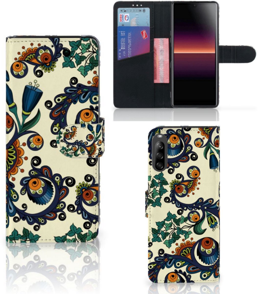 Wallet Case Sony Xperia L4 Barok Flower