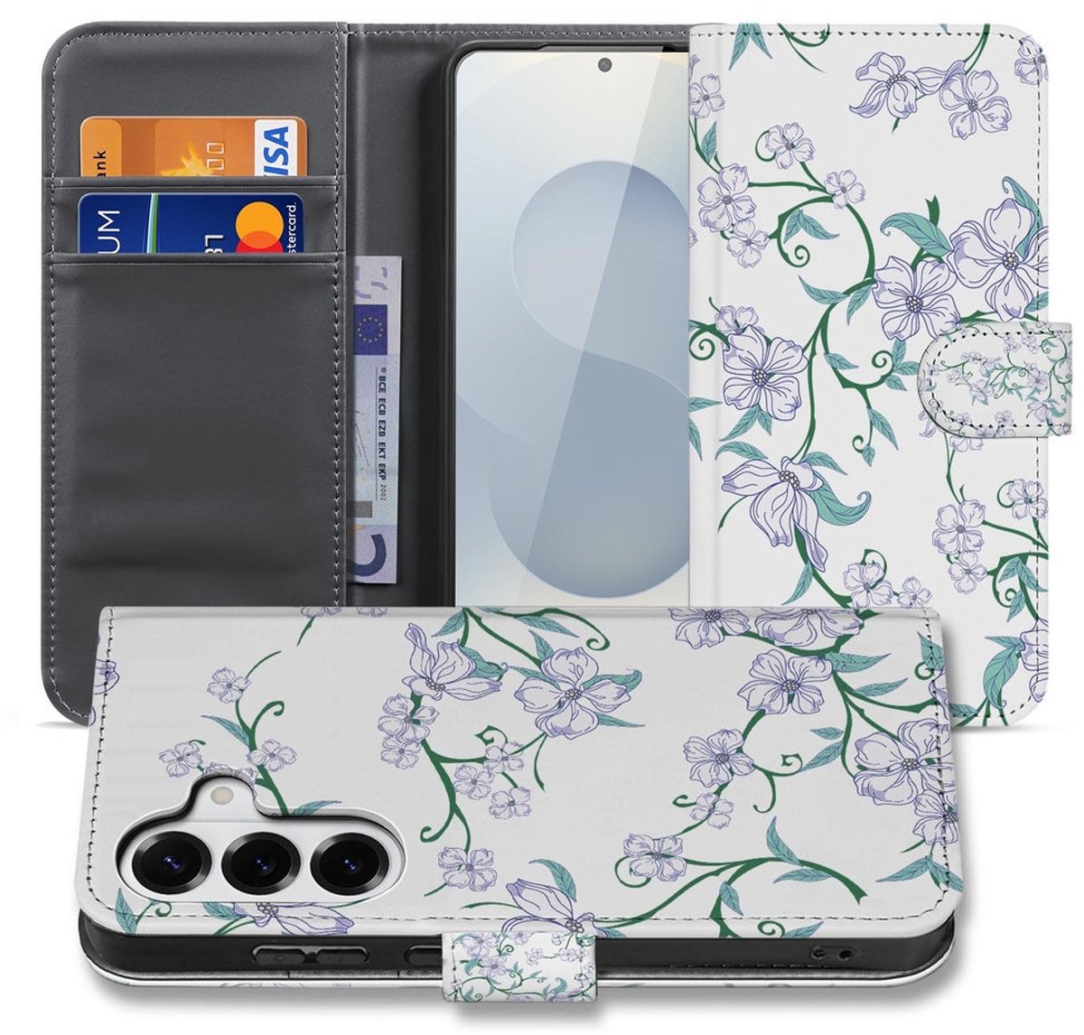 Book Case Samsung Galaxy S26 Plus Blossom White