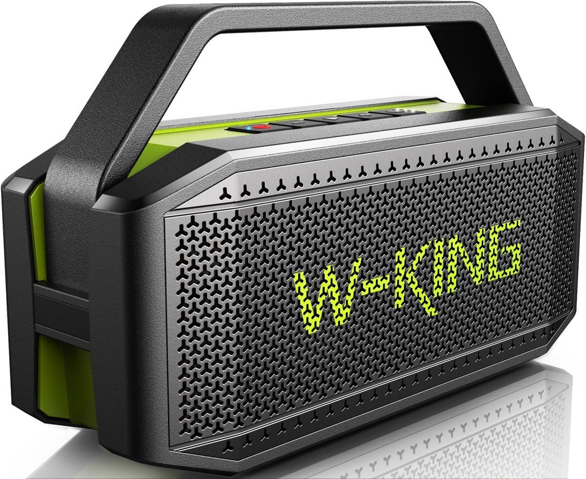Krachtige Draagbare Bluetooth Luidspreker met 60W Vermogen - Waterdicht, Draadloos, Inclusief Powerbankfunctie