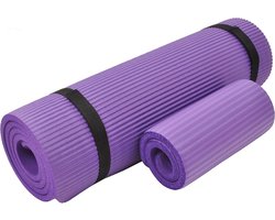 Yoga Mat Extra Dik - Fitness Mat Extra Dik - Paars