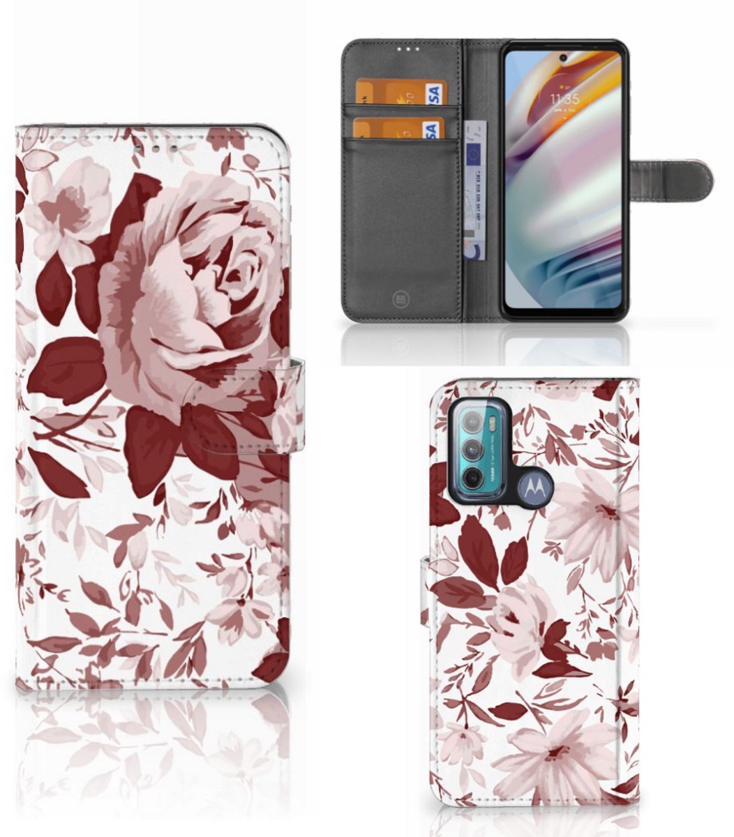 Hoesje Motorola Moto G60 Watercolor Flowers