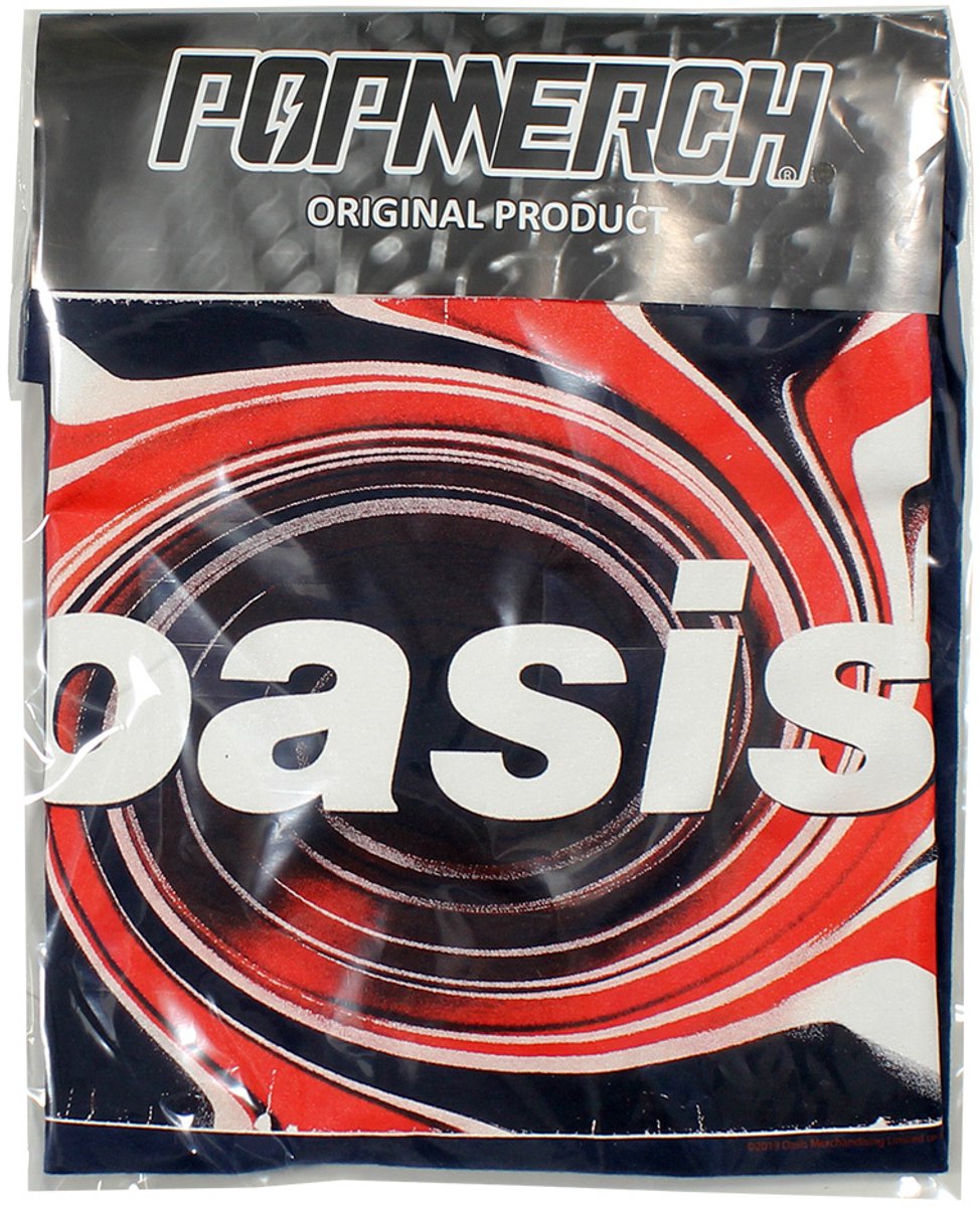 Oasis UK Flag Whirled T-Shirt - Officiële Merchandise - L