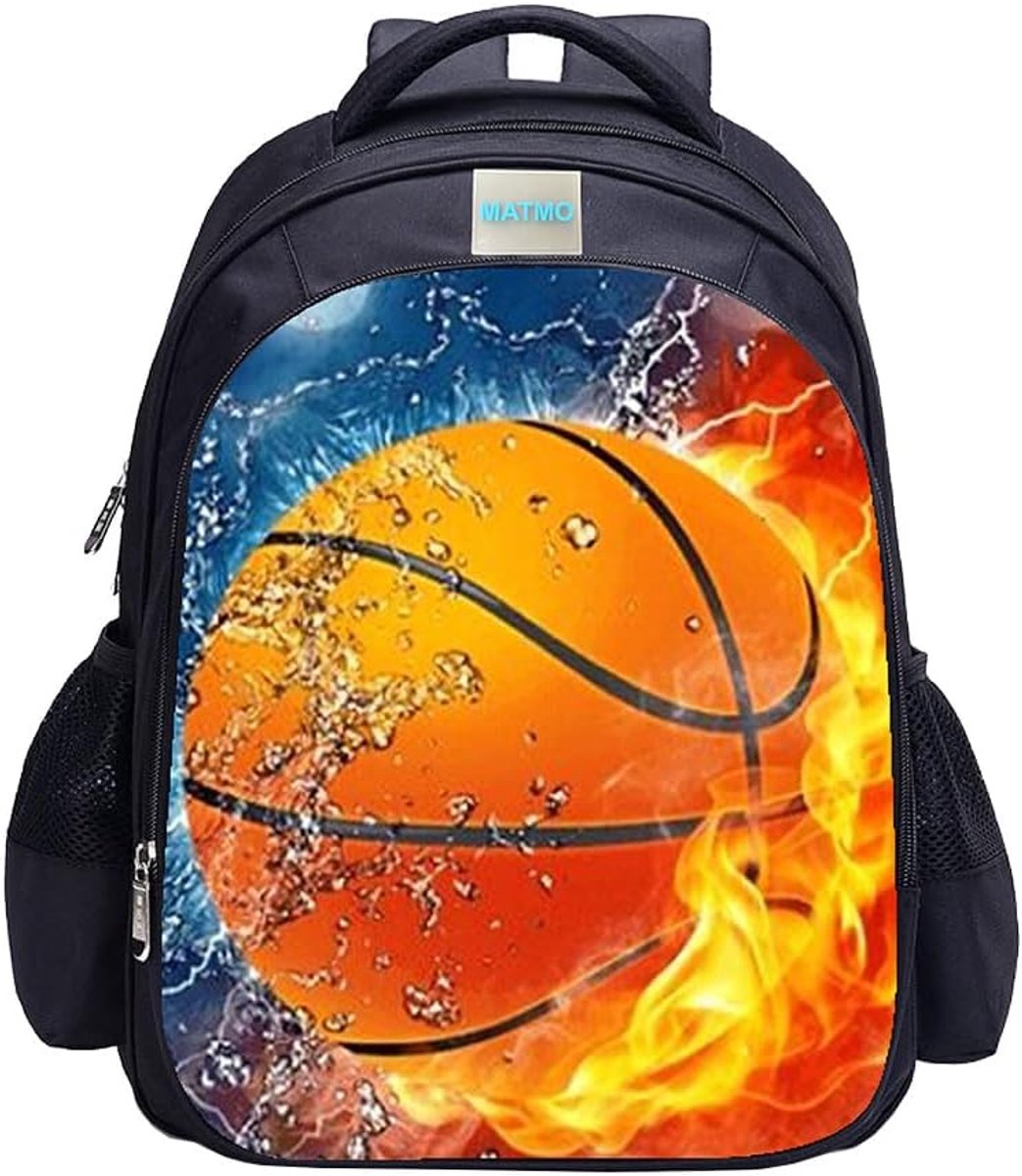 Voetbalrugzak voor jongens - Coole schooltas met voetbalprint