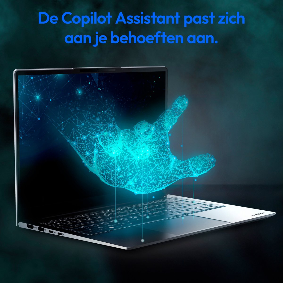 MEDION SPRCHRGD 14 S2 35,56 cm (14" Zoll 120Hz 2.8K WQXGA+) Laptop (Copilot+ PC, Core Ultra 9 288V, 32GB DDR5 RAM, 2TB SSD, Windows 11 Home)