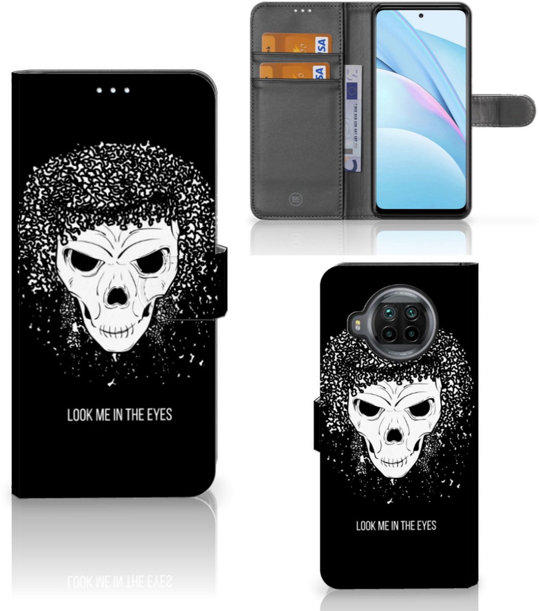 Telefoonhoesje met Naam Xiaomi Mi 10T Lite Skull Hair