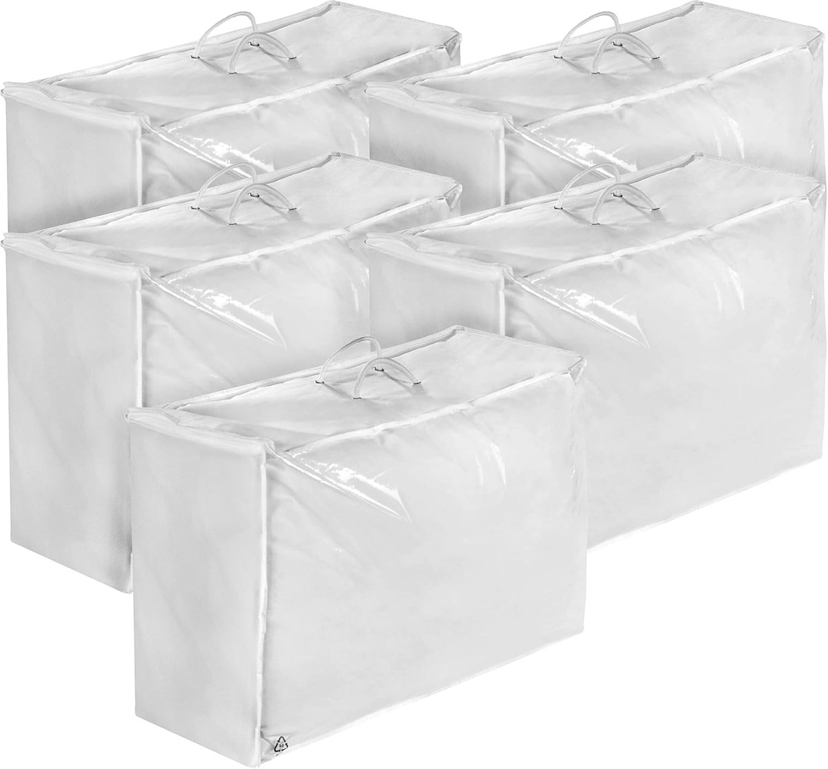 Opbergtas voor Kussens - Polyester, Wit, 67x46 cm