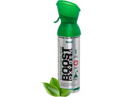 Boost Oxygen - Medium 5L - Natural - 95% Pure Zuurstof - Zuurstoffles - Aerosoltoestel - Powerbreathe - Longtrainer - Concentrator - Ademhalingstrainer - Ademhalingsondersteuning - Sport herstel, Hoogte , Prestaties en Gezondheid - 1x 5 Liter
