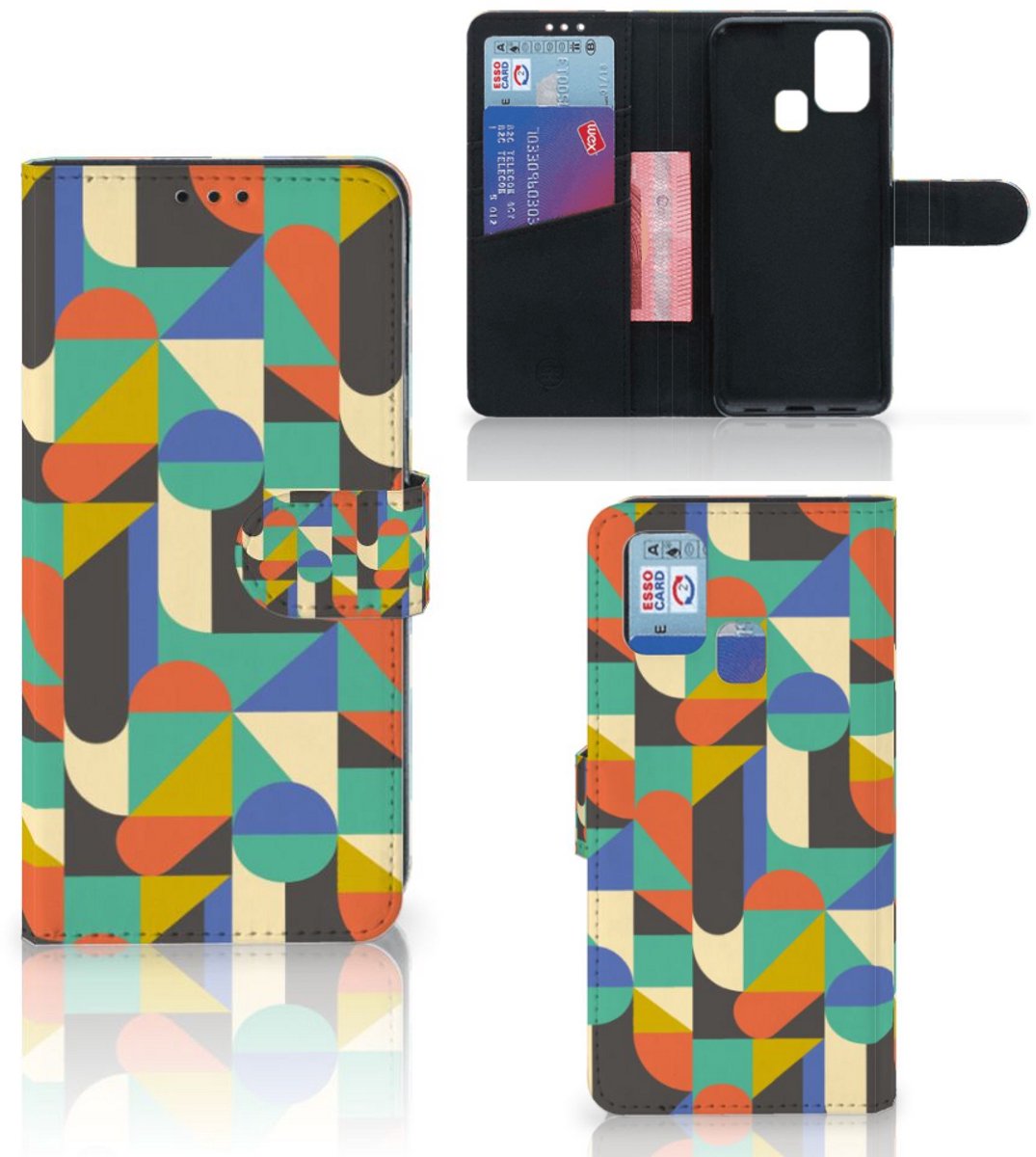 Samsung Galaxy M31 Telefoon Hoesje Funky Retro