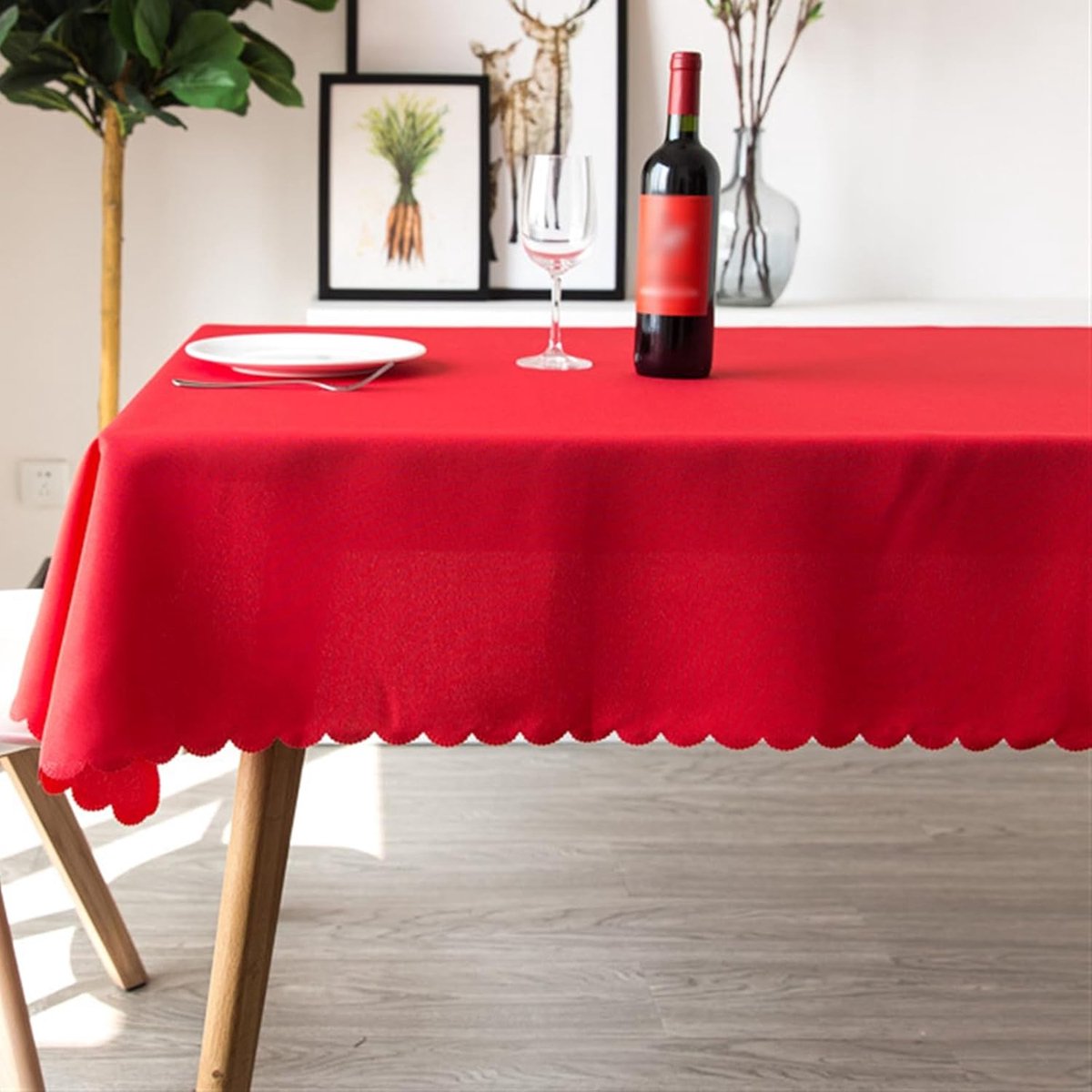 Wasbare Decoratieve Tafellaken voor Bruiloft en Feest - Beige 120cm x 180cm Rechthoekig