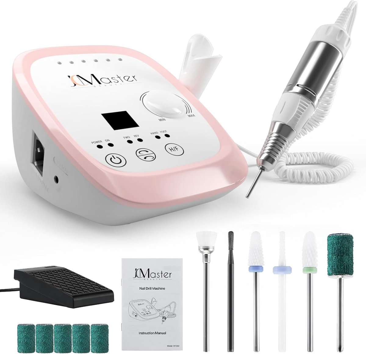 Professionele Elektrische Nagelfrees Set tot 35000 RPM - Nagelvijl voor Gel- en Acrylnagels