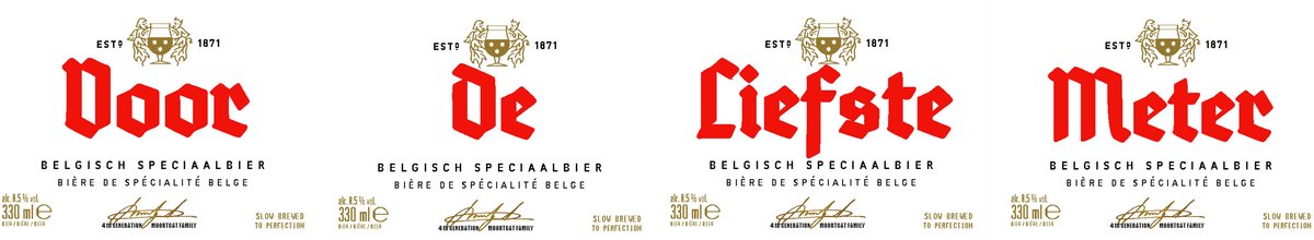 Duvel Bier etiketten - Voor de liefste meter - Meter Cadeau - Waterafstotende Vinyl bier stickers