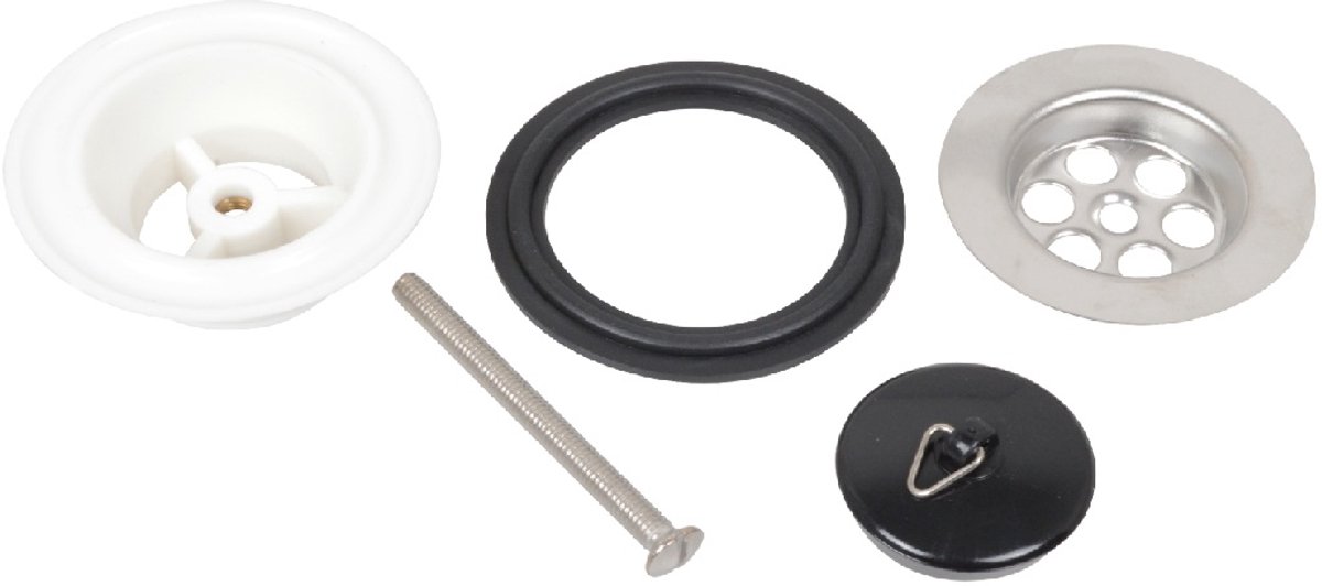 KIRCHHOFF KS Univentil Kelk - Chroom/Blanco - 1 1/4"