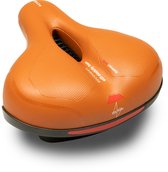 Voltano Fietszadel Met Gelpads - Bruin - Uitsparing - Zadelvering - Unisex - Inclusief Zadelstrop