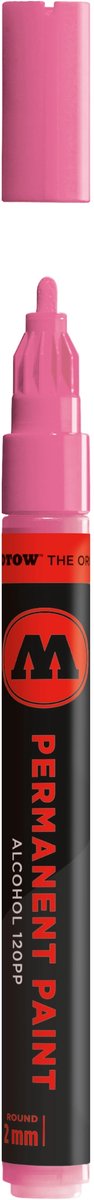 Molotow 120PP Marker Fuchsia Roze 2 mm - Levendig en Duurzaam