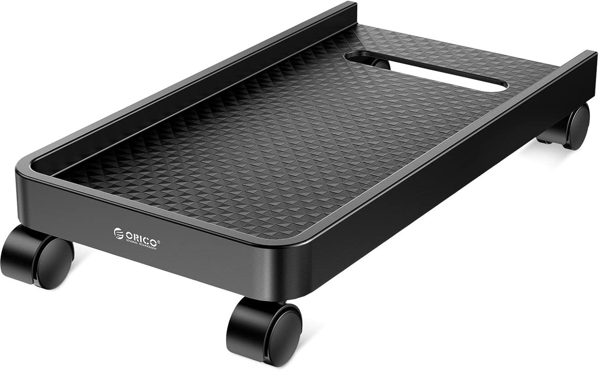 Universele CPU Stand met Wielen - Perfect voor PC Towers en Printers