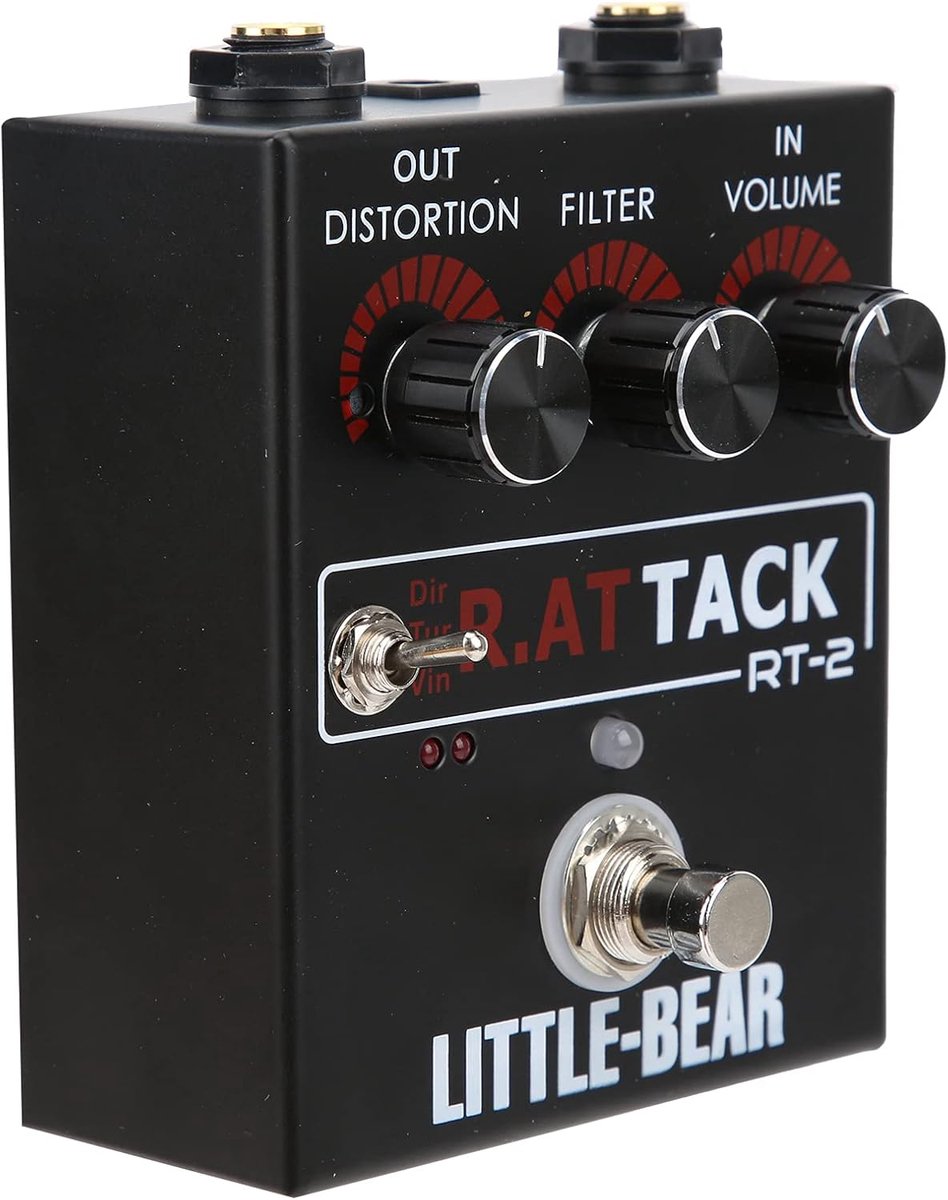 3 Levels Distortion Guitar Pedal voor Electric Guitar