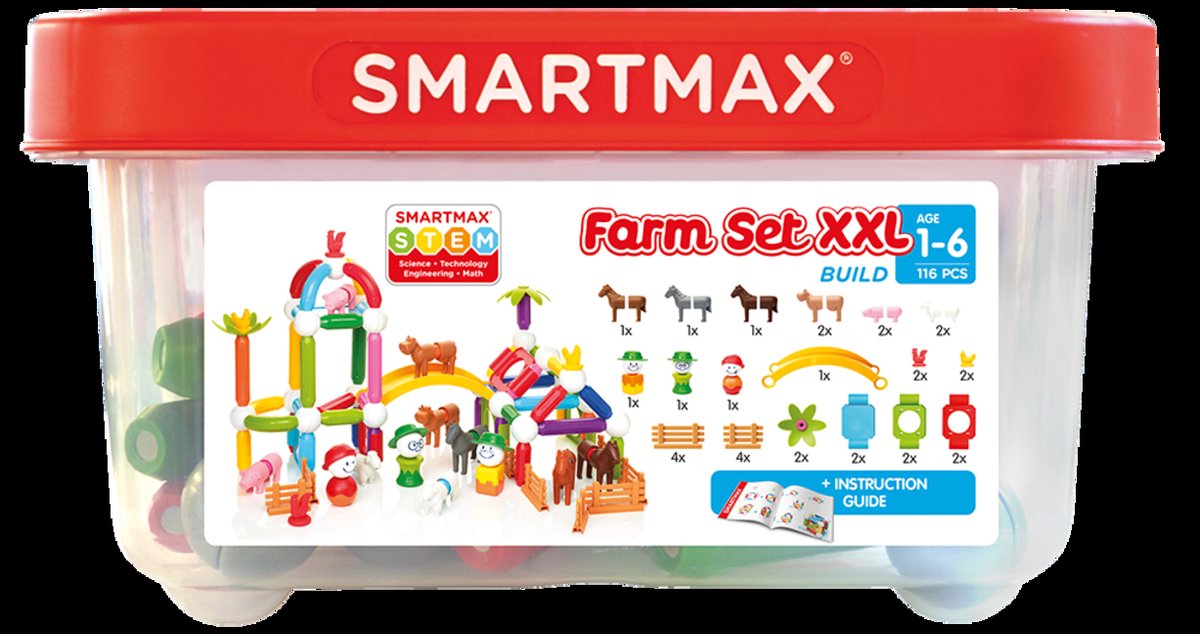 SmartMax Farm Set XXL magnetische boerderijbouwset thumbnail 4