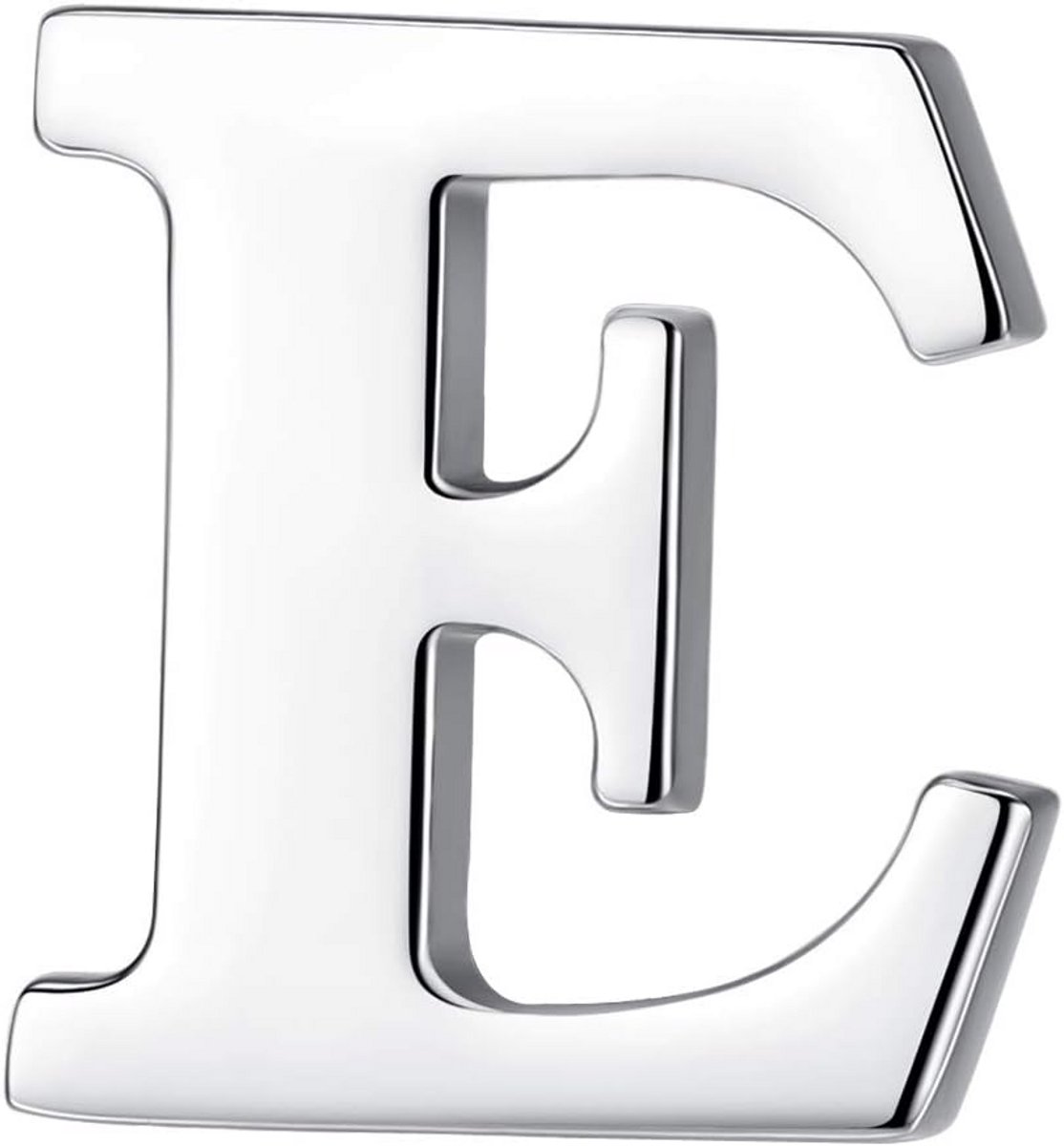 Pin met initialen A-Z voor dames en heren - RVS kledingdecoratie