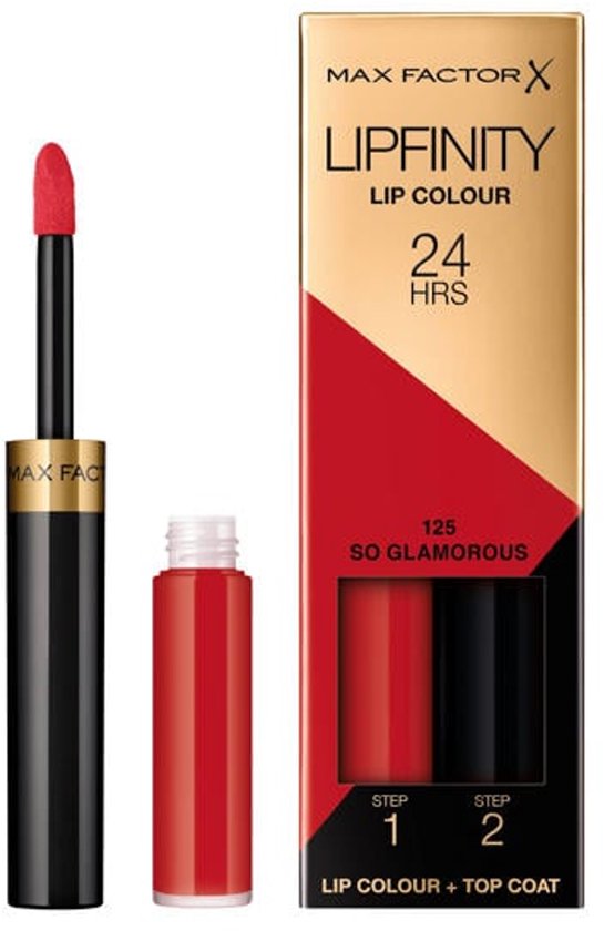 Max Factor Lipfinity Lip Colour Lippenstift So Glamorous 125 2.3 ml + 1.9 g
