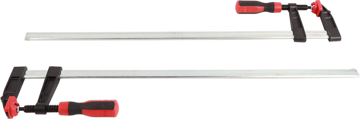 F Klem Set – 600 mm – Heavy Duty Lijmklem – 2 Stuks – Voor Houtbewerking & DIY