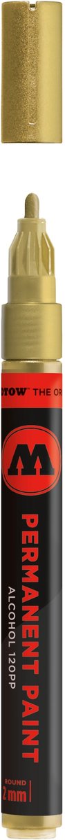 Molotow 120PP permanente marker - Goud - 2 mm
