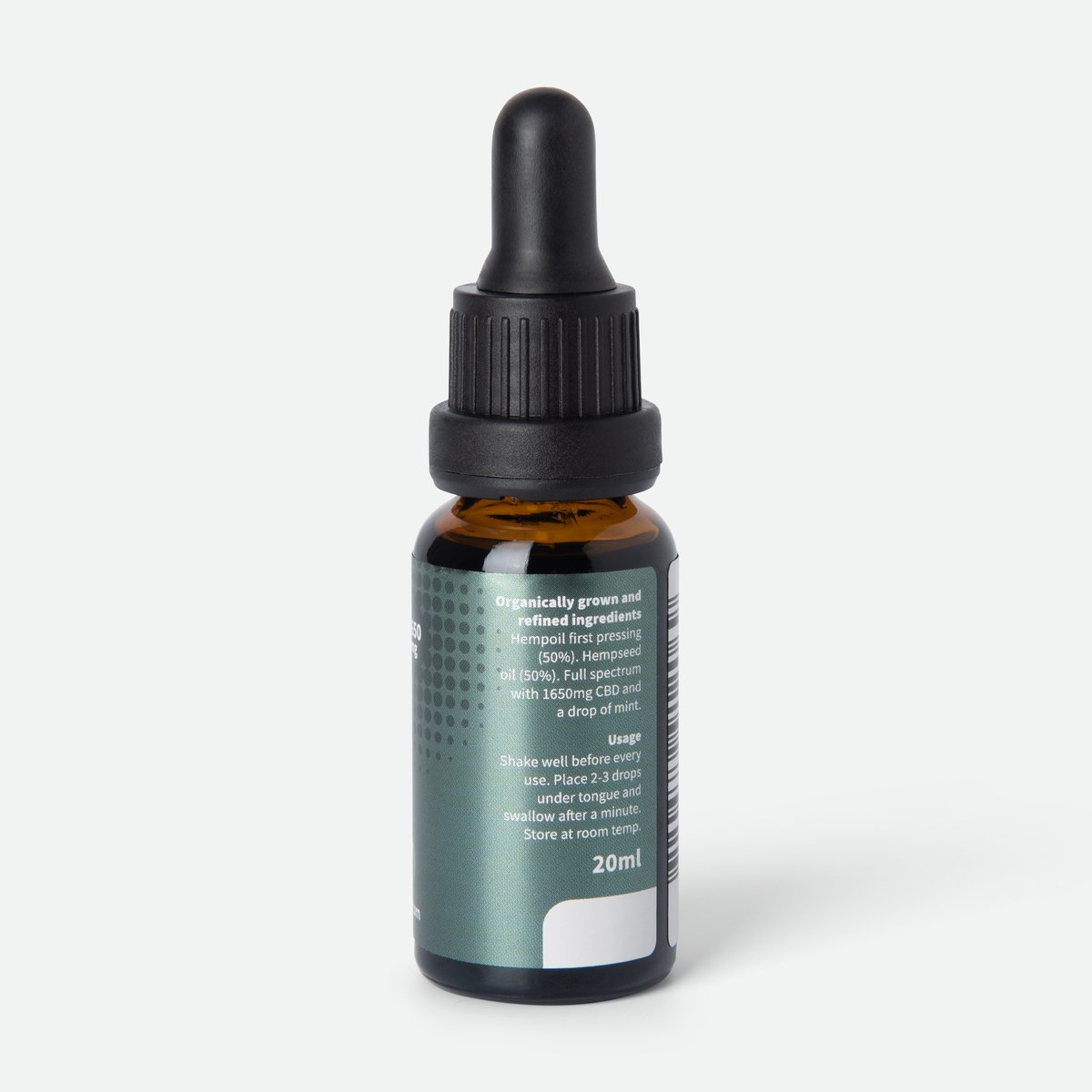 Dutch Natural Healing - CBD olie 8% 20ml - Munt smaak - Full Spectrum - Rijkste in terpenen - Meest gevarieerde cannabinoïden - Beste Entourage Effect