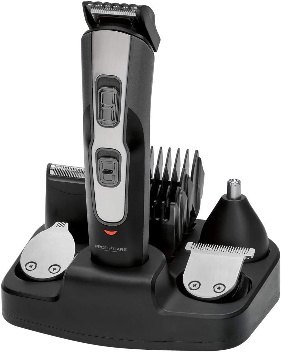 5 in 1 elektrische trimmerset voor haar en baard met 8 accessoires