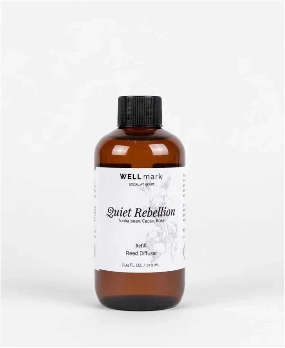 Wellmark refill diffuser 200ml quiet rebellion burgundy
