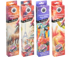 Diamond Painting - 30x40 cm – Diamond Painting Kit met Steentjes – Diamant Schilderij Knutselset – Diamond Art voor Volwassenen en Kinderen – DIY Hobby Set - 1 Willekeurige Variant