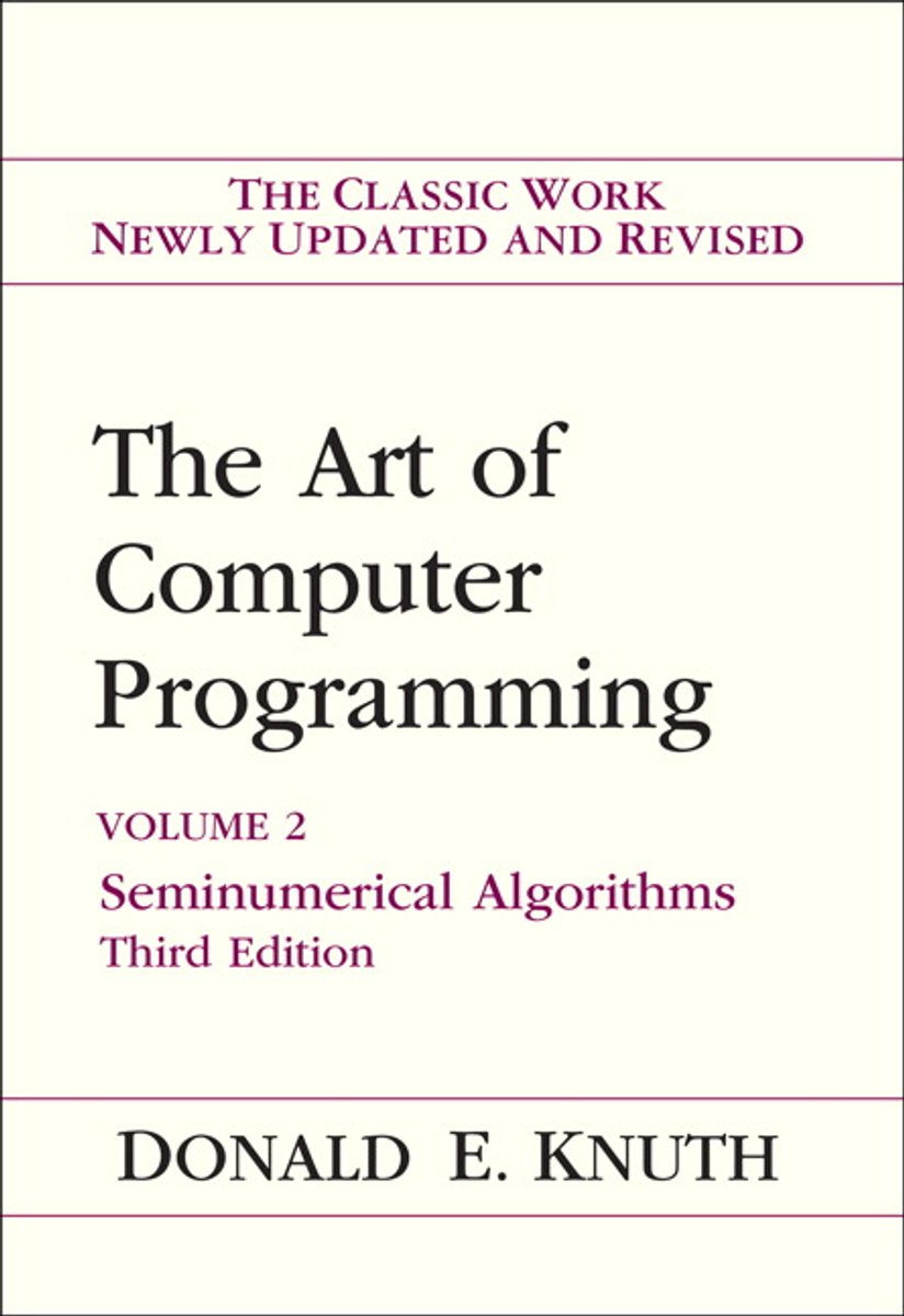 Omslag van Art Computer Programming Volume 2 Seminu