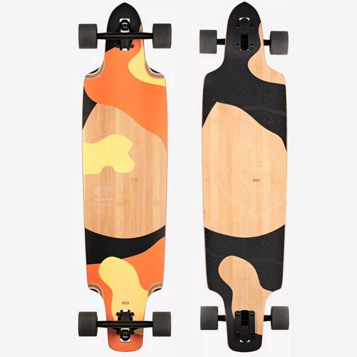 Globe Spearpoint Longboard 40″ – Bamboo/Xeric Drop-Through Directional Cruiser