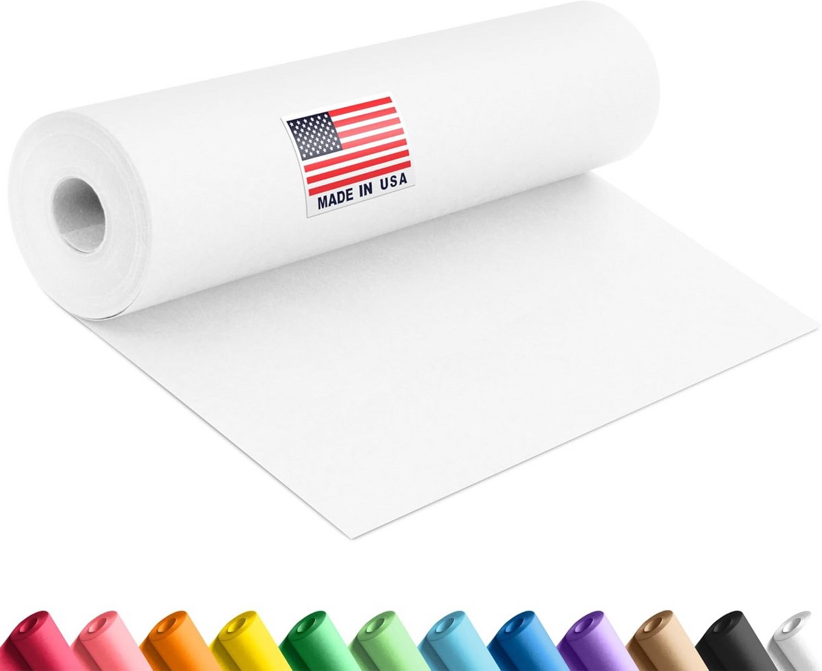 Grote Rol Wit Knutselpapier 30 Meter - Sterk 20kg Kraftpapier voor School & Decoratie