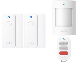 eufy Slim Beveiligingsset E20 2× Deursensor + Bewegingssensor + Afstandsbediening Key Fob｜Direct Alarm ( Vereist HomeBase)