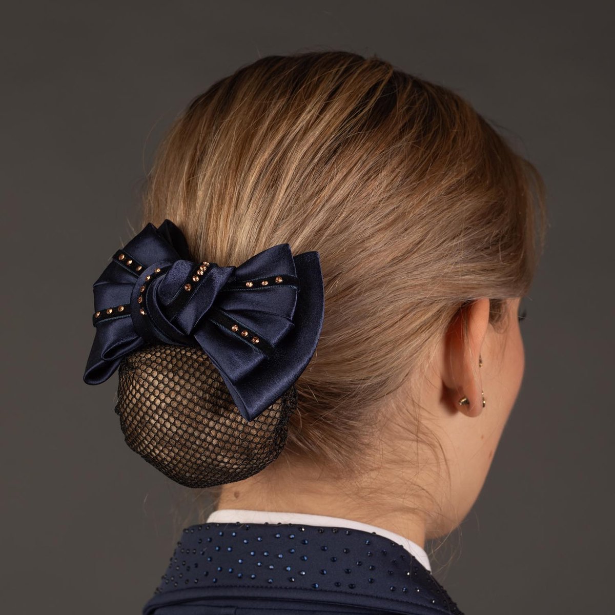 Harry's Horse - Haarspeld Strass Rosegold - Blauw