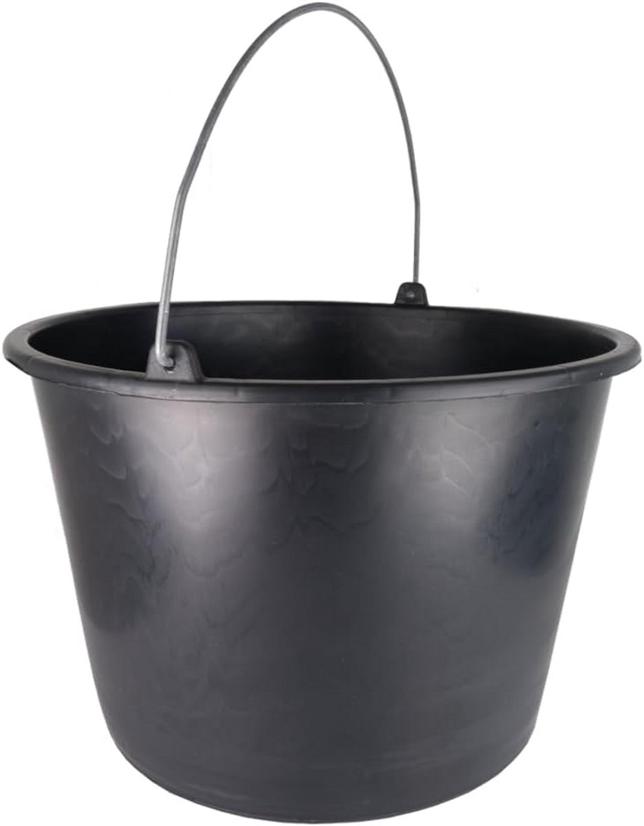 Sterke Bouwemmer van Kunststof - Geschikt voor Mortel, Water en Tuinwerk (16 Liter)