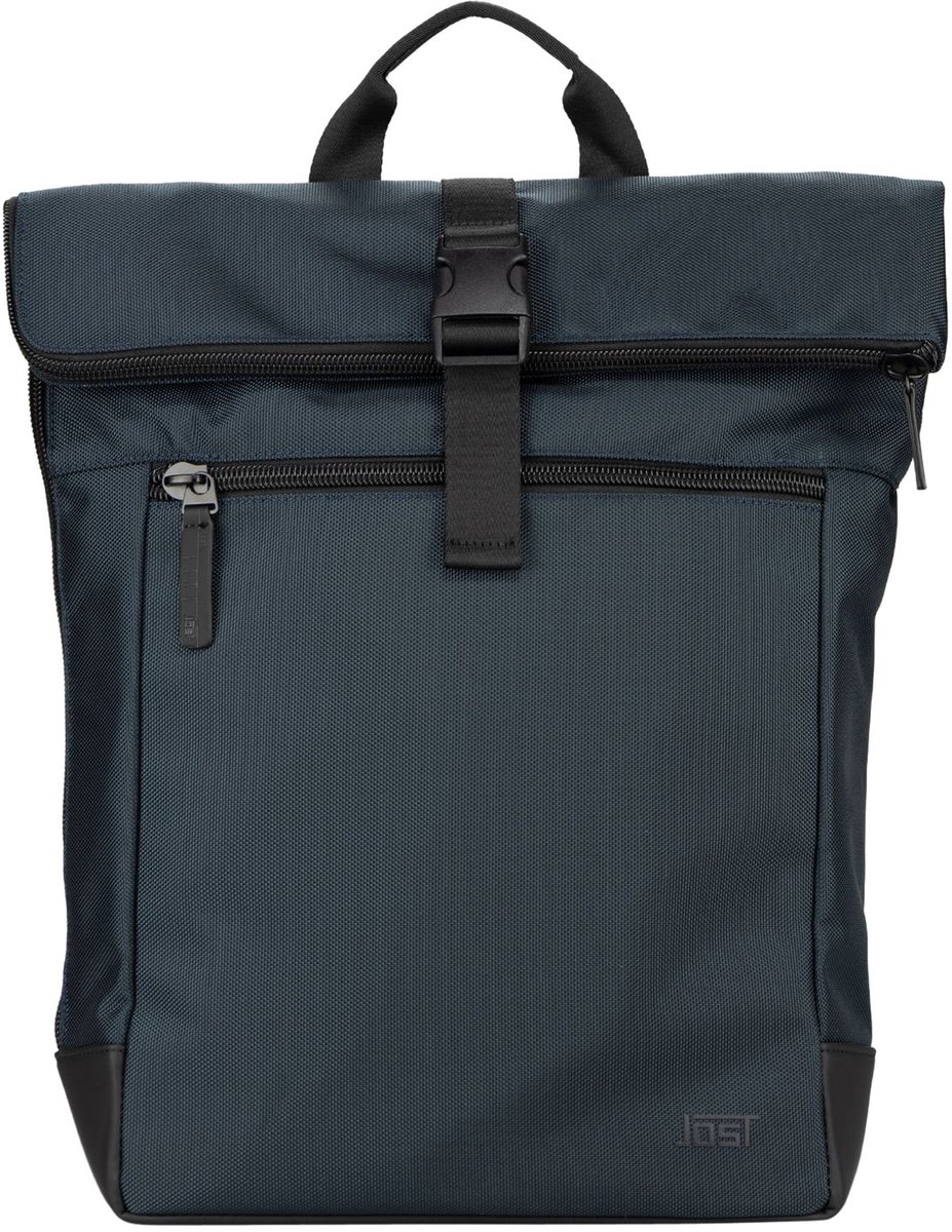 JOST laptop rugzak rugzak met laptopvak Balling Currier Backpack Navy donkerblauw