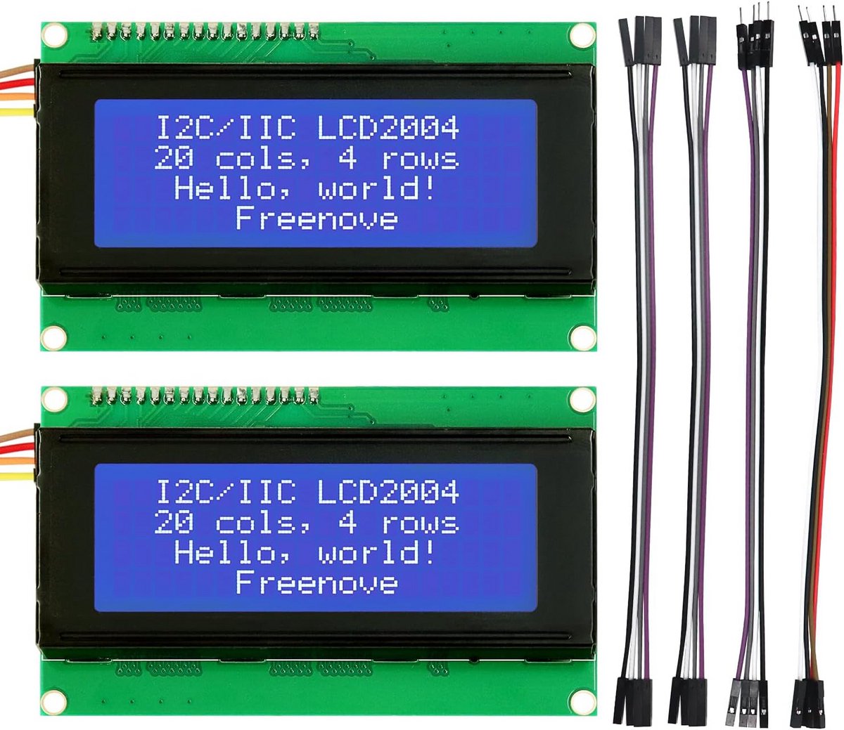 I2C TWI Seriele LCD 2004 Module voor Arduino en Raspberry Pi (2 Stuks)