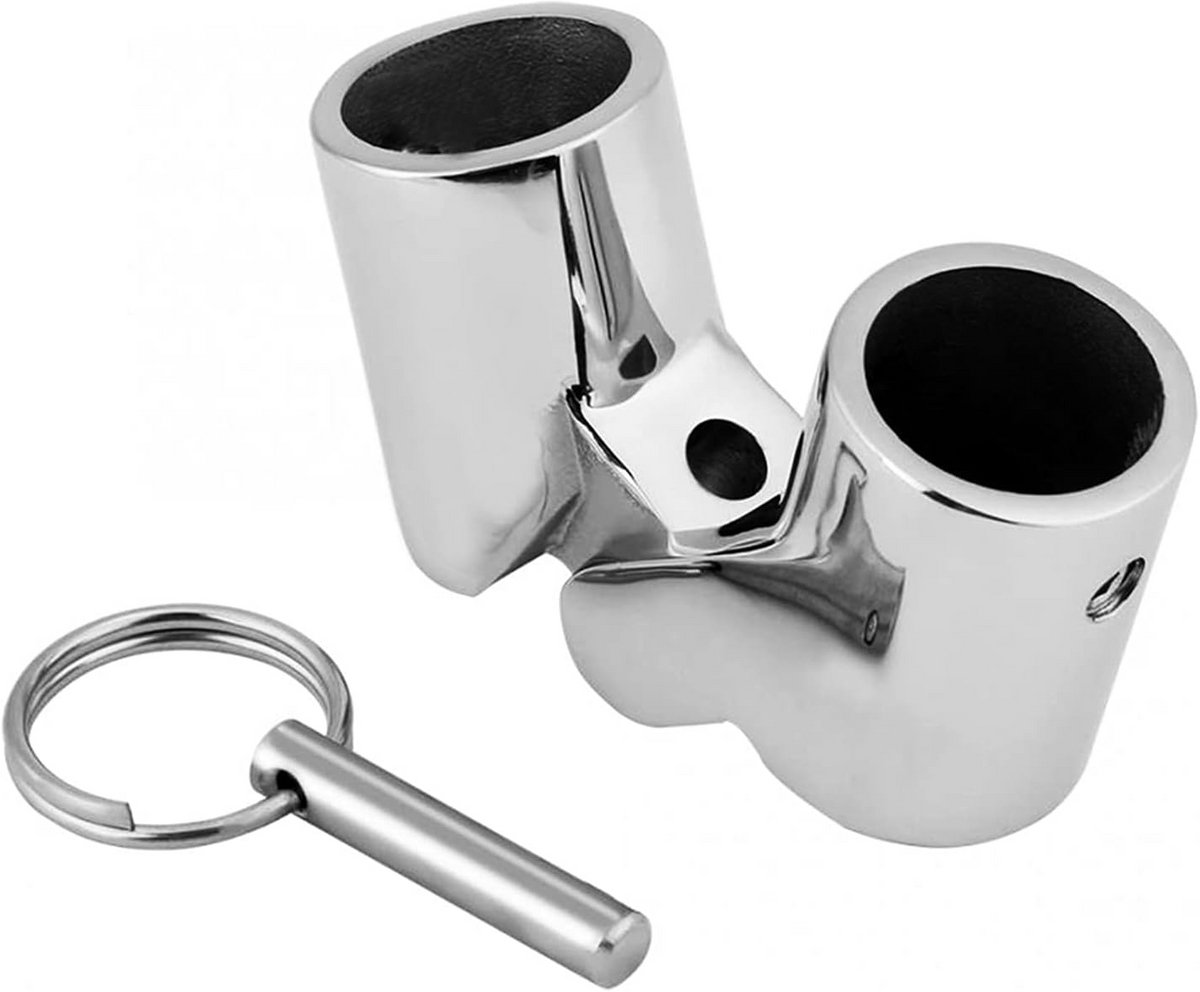 RVS Boot Reling Connector Vouwbaar Scharnier voor Buis 25mm (1 Inch) - Duurzaam Marine Fitting