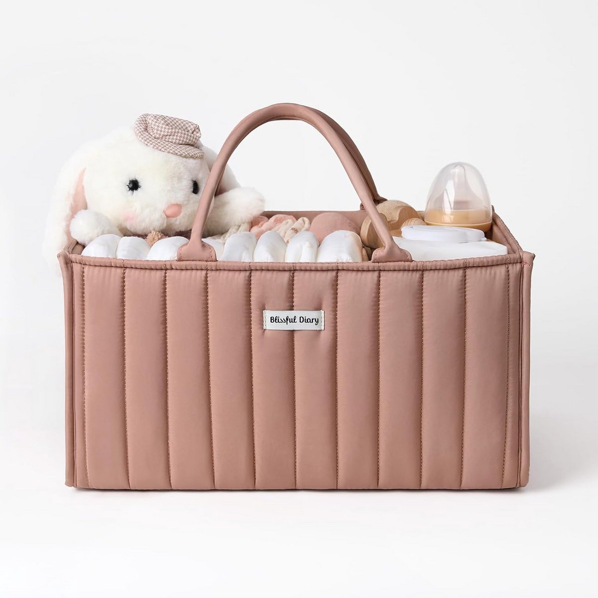 Stijlvolle Luiertas Organizer Mand voor Babykamer - Ideaal voor Commode en Opbergen Essentiële Zaken