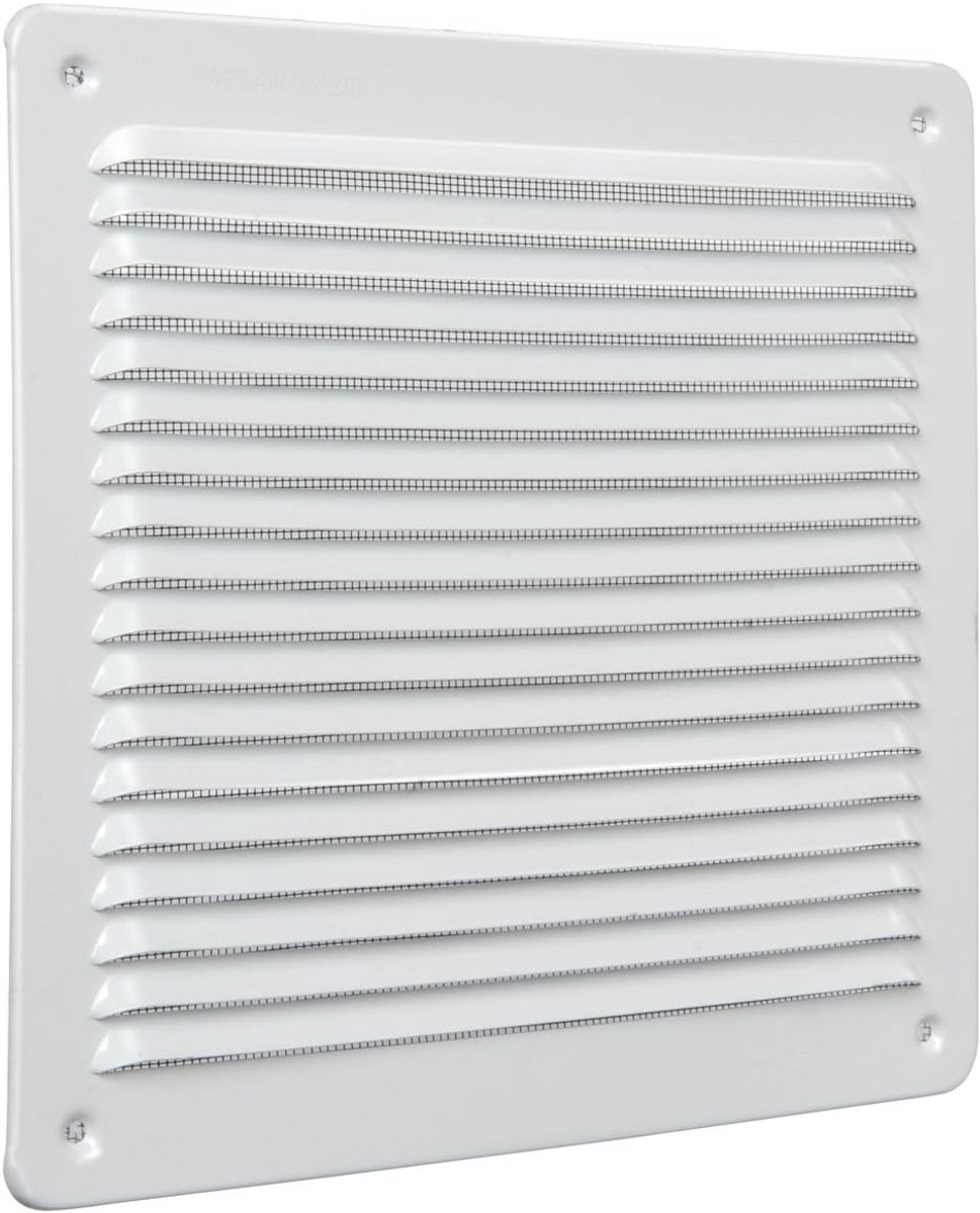 Aluminium ventilatierooster Wit voor Leegmaken en Ventilatie
