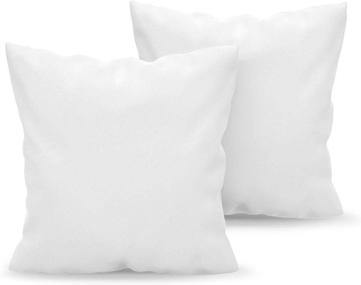 Famanu Kussensloop Wit Microvezel - 100% Polyester - Kussenslopen Comfortabele Hypoallergene Albastwit
