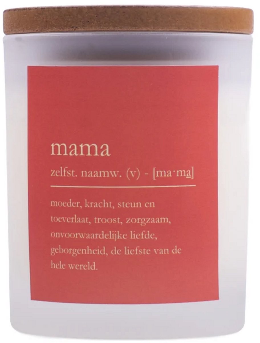 Bon Sens - Geurkaars "Mama" - Bergamot, Sinaasappel, Jasmijn, Patchouli,