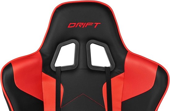 Ergonomische Gaming Stoel Zwart/Rood met 3D Armleuningen en Kantelbare Rugleuning — afbeelding 2