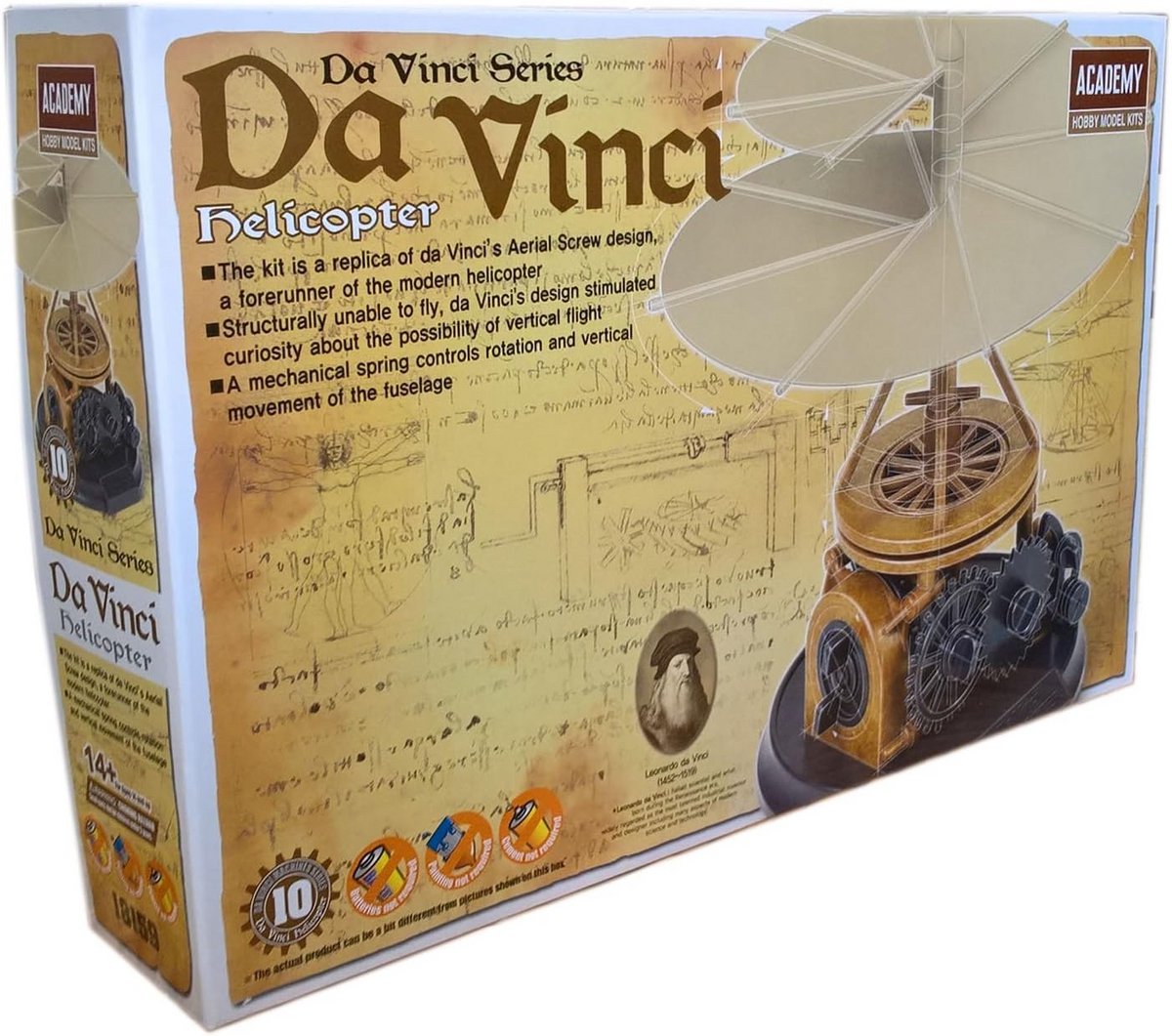 Modelbouw Helicopter: Da Vinci Machines, Geschikt Vanaf 10 Jaar