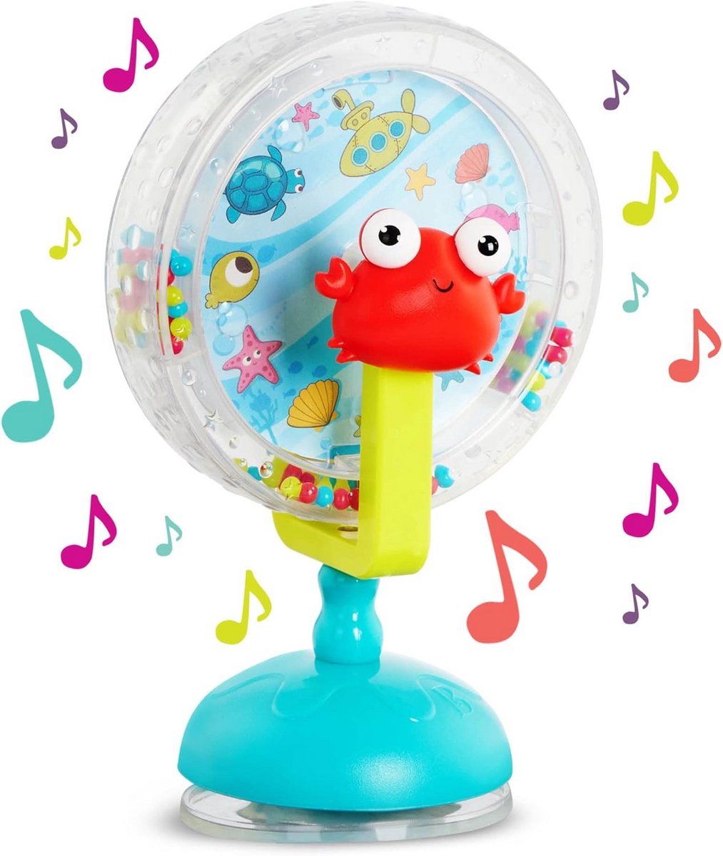 Muzikaal Reuzenrad Speelgoed met Kralen en Zeedieren voor Baby's vanaf 6 Maanden