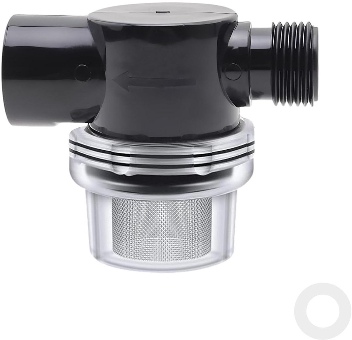 Pipeline filter 1/2 inch voor waterpomp met filternet 50-mesh - Binnen- en buitendraad inline zeeffilter voor thuis, tuin, boerderij
