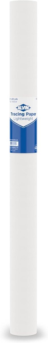 Lichtgewicht Tracingspapier Rol 61 cm breed x 45 meter - Hoge Transparantie Calqueerpapier