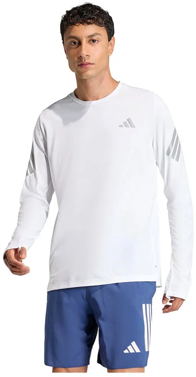 Adidas Adi365 Iconic///running T-shirt Met Lange Mouwen Man Wit